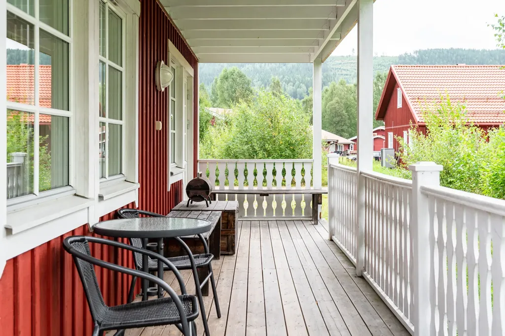 Terrace - Cottage with Ski Access in Branäs