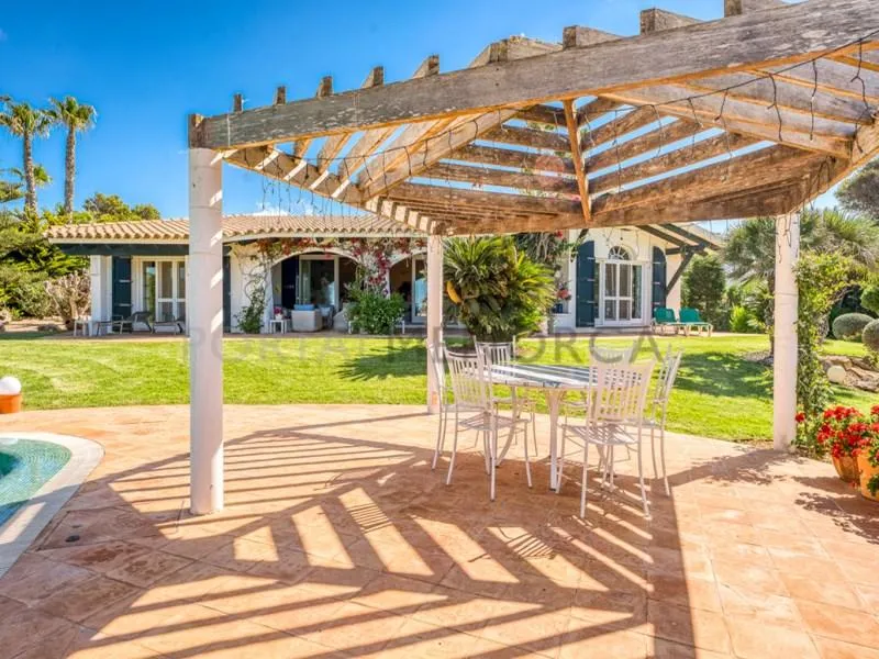 Terrasse - Chalet with Pool in Binidali, Mahón