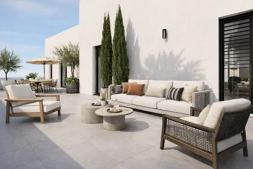 Terrasse - Duplex Apartment with Private Elevator in Lyon 3rd