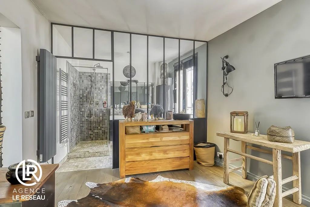 Chambres - Duplex Familial avec Charme Ancien à Boulogne-Billancourt