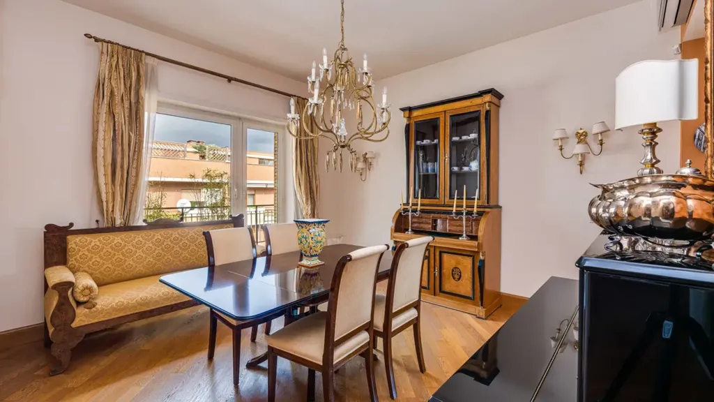 Salle à manger - Penthouse with Terraces in Rome
