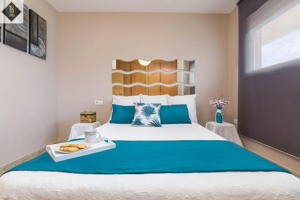 Bedrooms - Duplex with Terrace and Pool in Puerto de la Torre