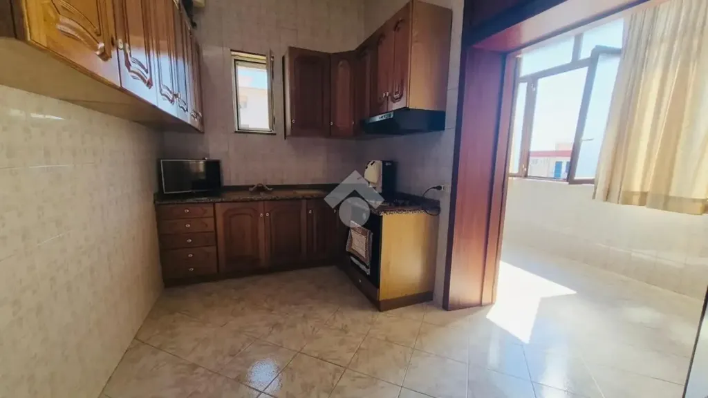 Cuisine - Central Trilocale with Balcony in Torre Del Greco
