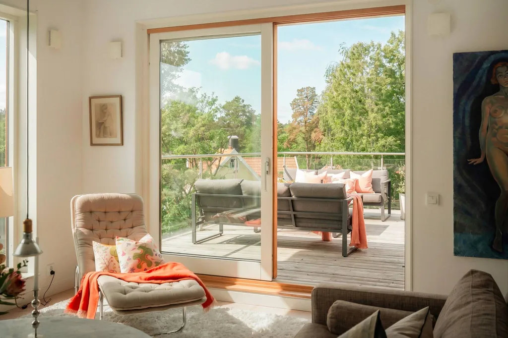 Soggiorno - Contemporary Villa with Sea View in Skogsö