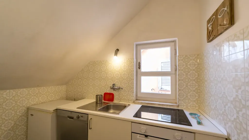 Köök - Apartment with Terrace in Porto Ercole