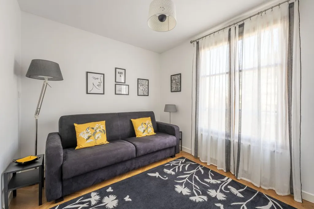 Séjour - Appartement Luxueux avec Terrasse à Tassin-la-Demi-Lune