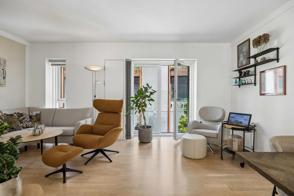 Soggiorno - Apartment with City Centre View in Køge