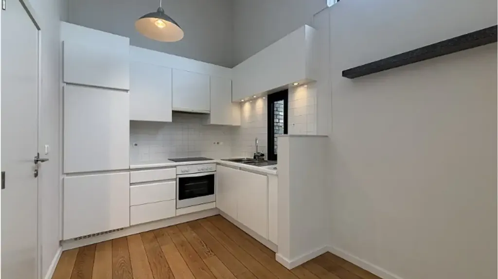 Cuisine - Appartement 2 Chambres avec Terrasse au Centre de Bruges