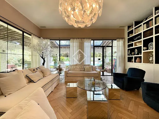 Séjour - Villa Rénovée avec Piscine aux Acreaux de Montpellier