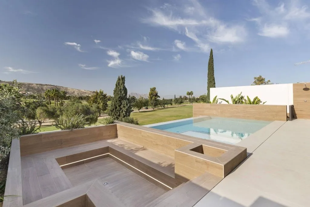 Pool - New Build Villa with Pool in Algorfa