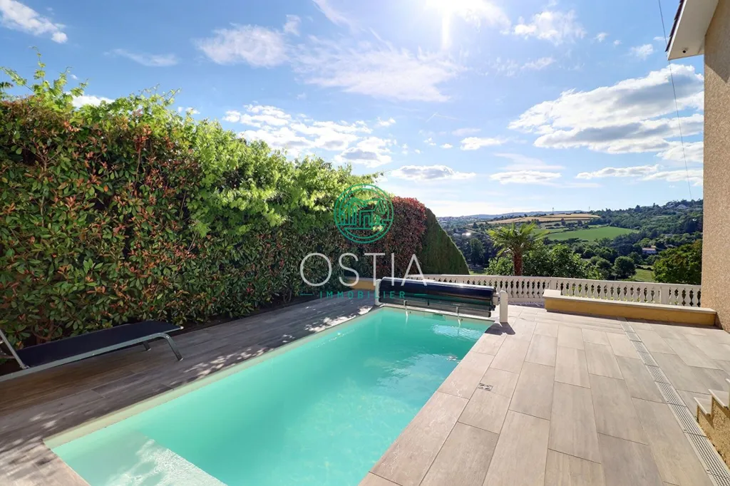 Pool - Duplex Villa with Pool on Rive-de-Gier Heights