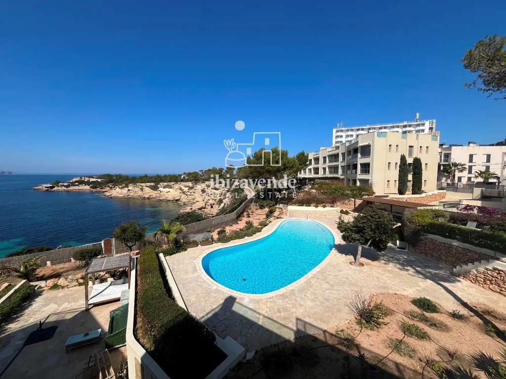 Piscine - Studio with Sea View in Sant Antoni de Portmany