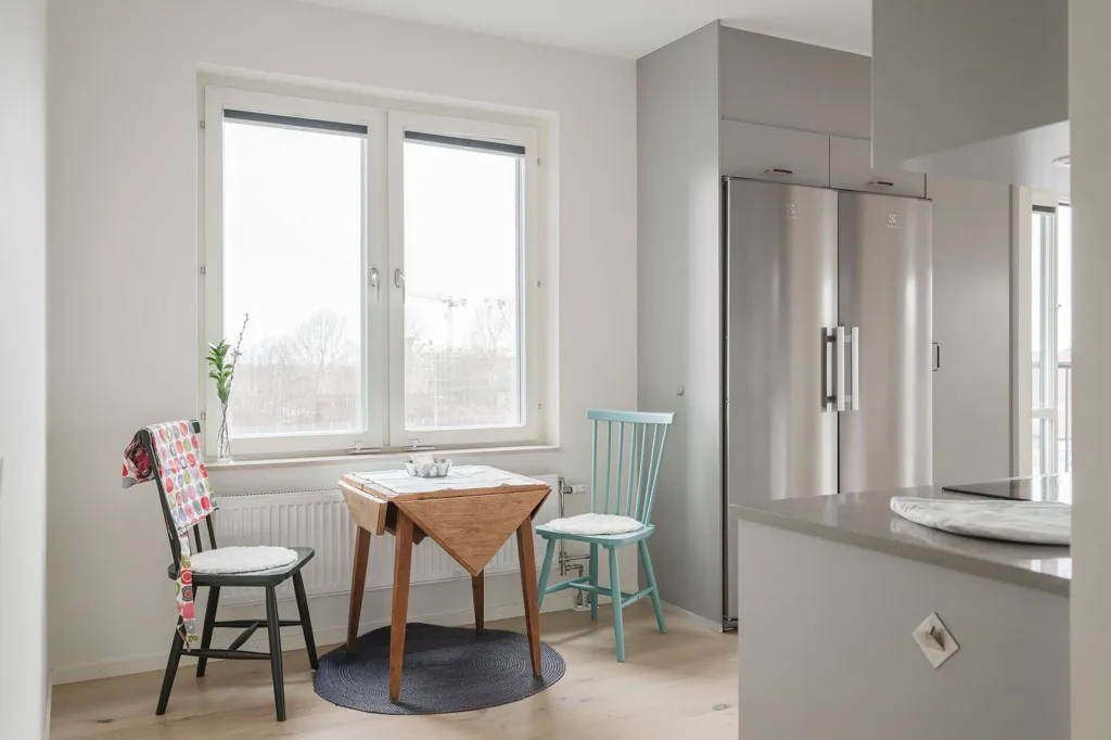 Cucina - Corner Flat with Two Balconies in Aromalund, Lund