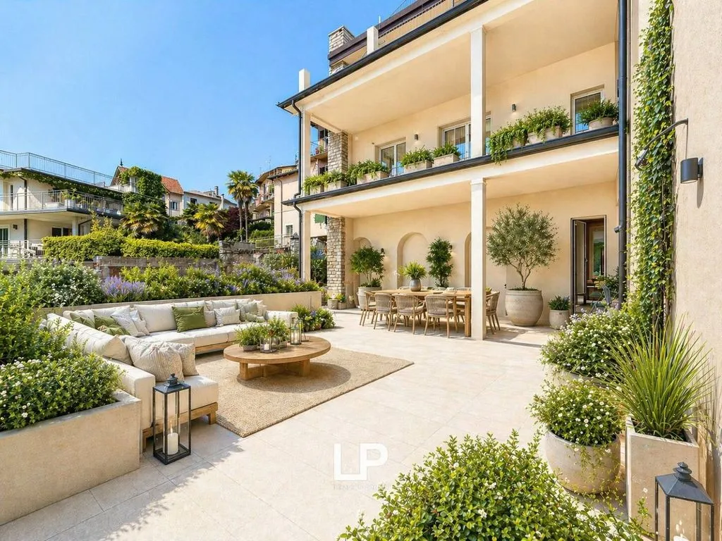 Terrasse - Luxury Flat with Lake View in Arizzano