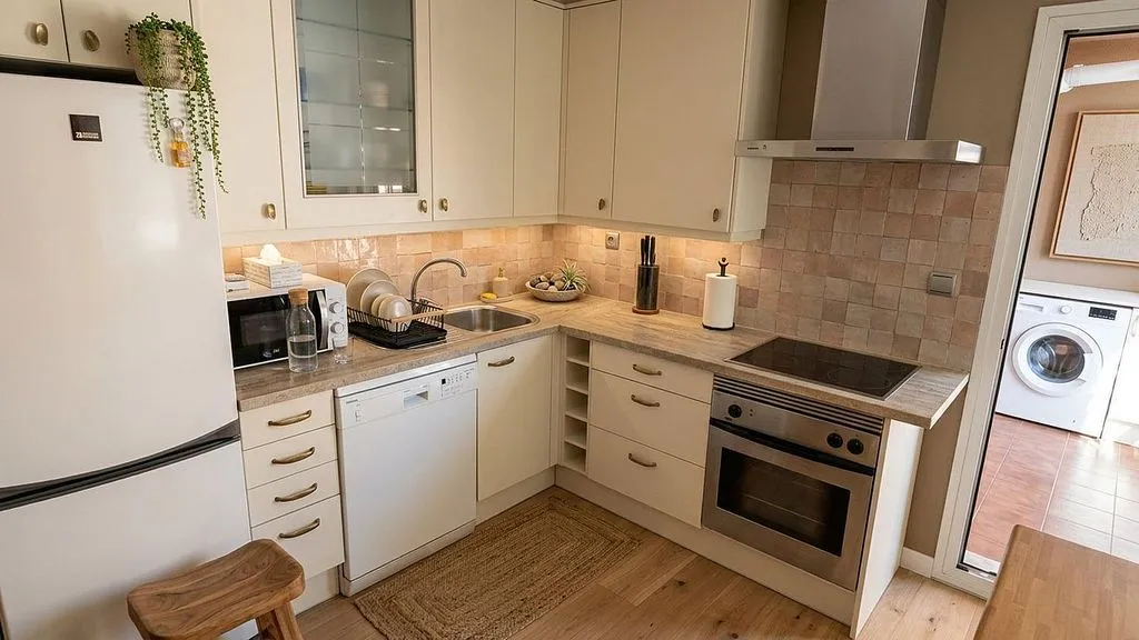 Köök - City Centre Flat with Pool in Villaviciosa de Odón