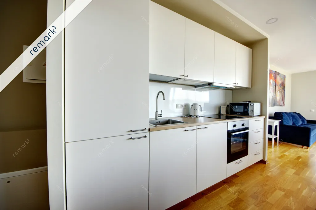 Cuisine - Modern Apartment with Sea View in Vilnius