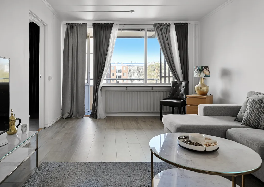 Séjour - Renovated Apartment with Balcony in SE District