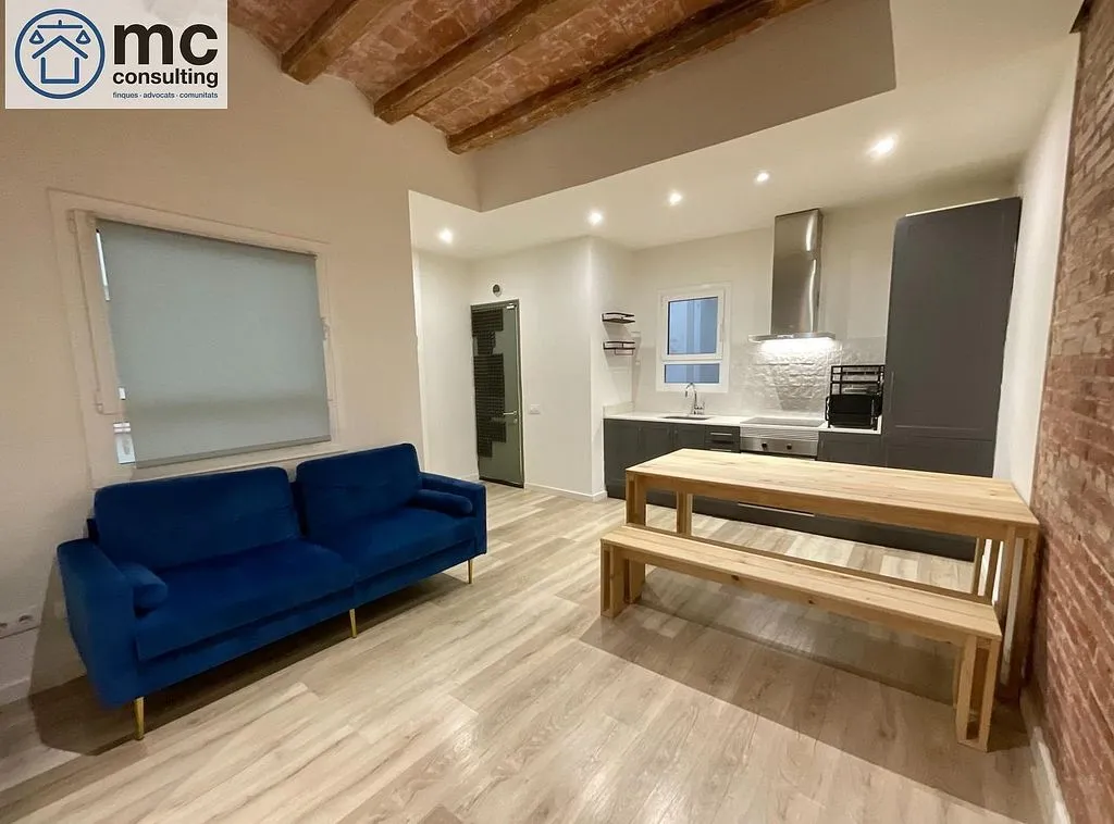 Séjour - Modern Flat with Balcony in El Raval, Barcelona