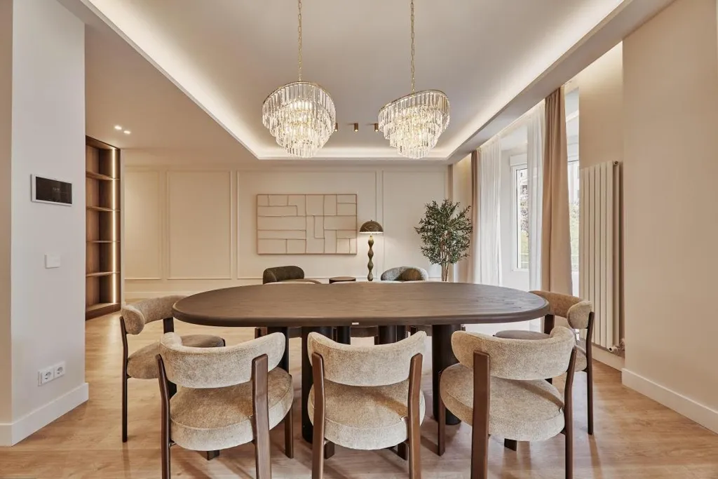 Salle à manger - Spacious Apartment with Balcony in Madrid