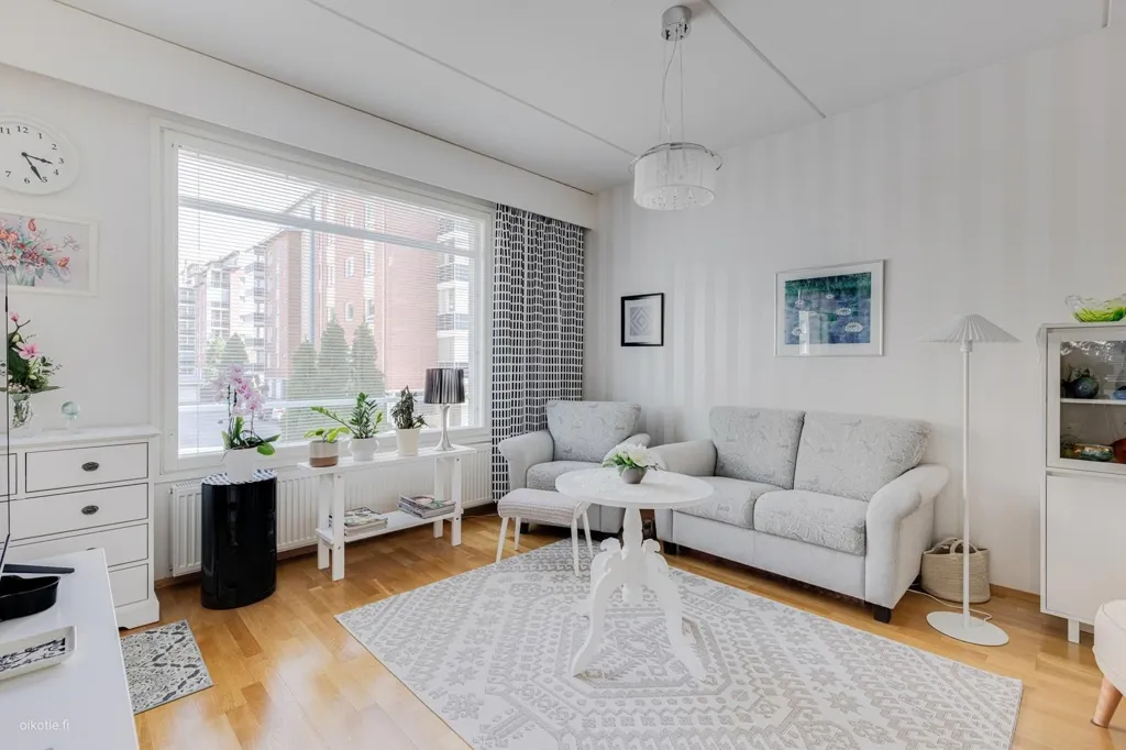 Soggiorno - 2-Bedroom Apartment with Sauna in Karjaranta
