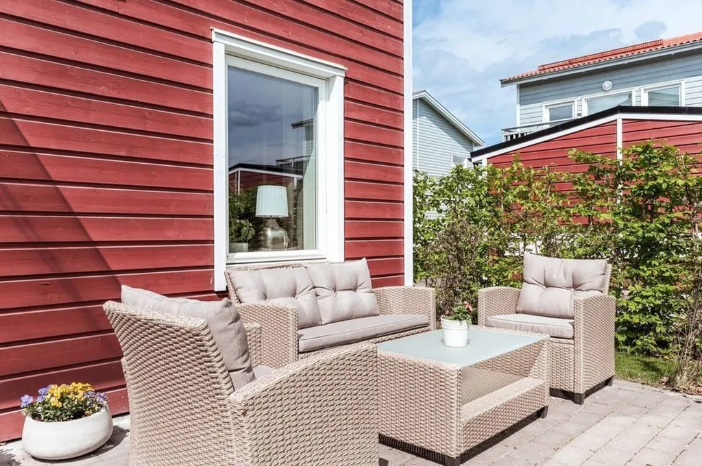 Terrasse - Apartment with Balcony in Borlänge