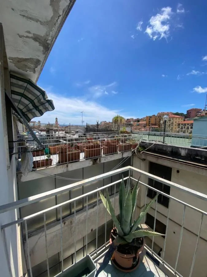 Balcon - Penthouse with Panoramic View in Sanremo