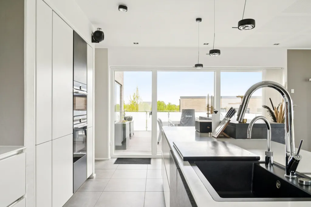 Cuisine - Funkis Villa with Panoramic View in Mårslet