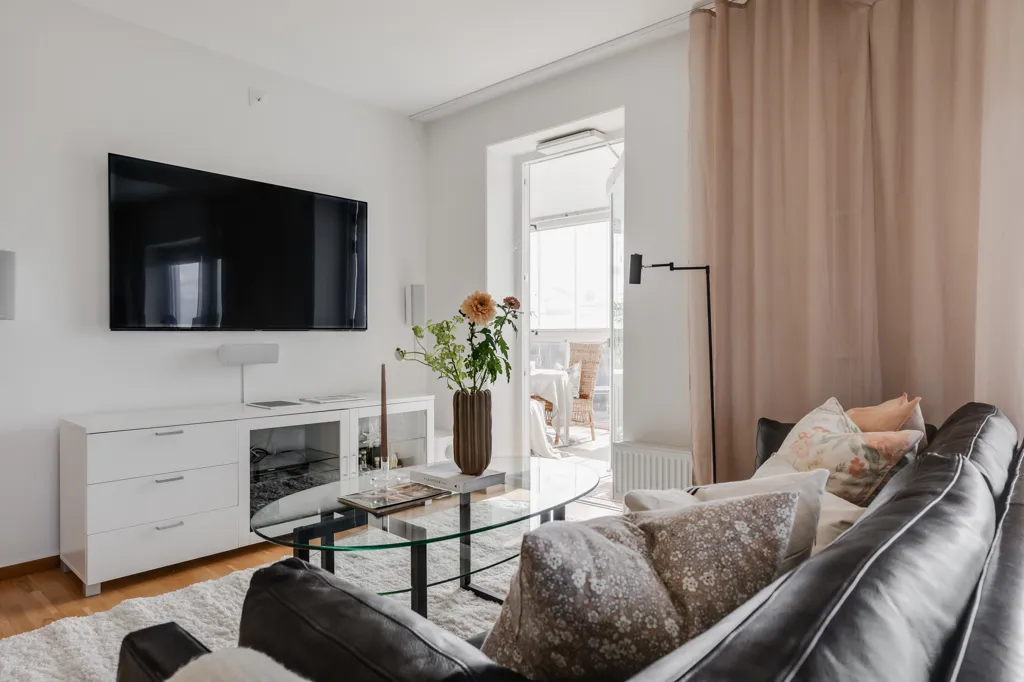 Séjour - Corner Penthouse with Panoramic View in Borås