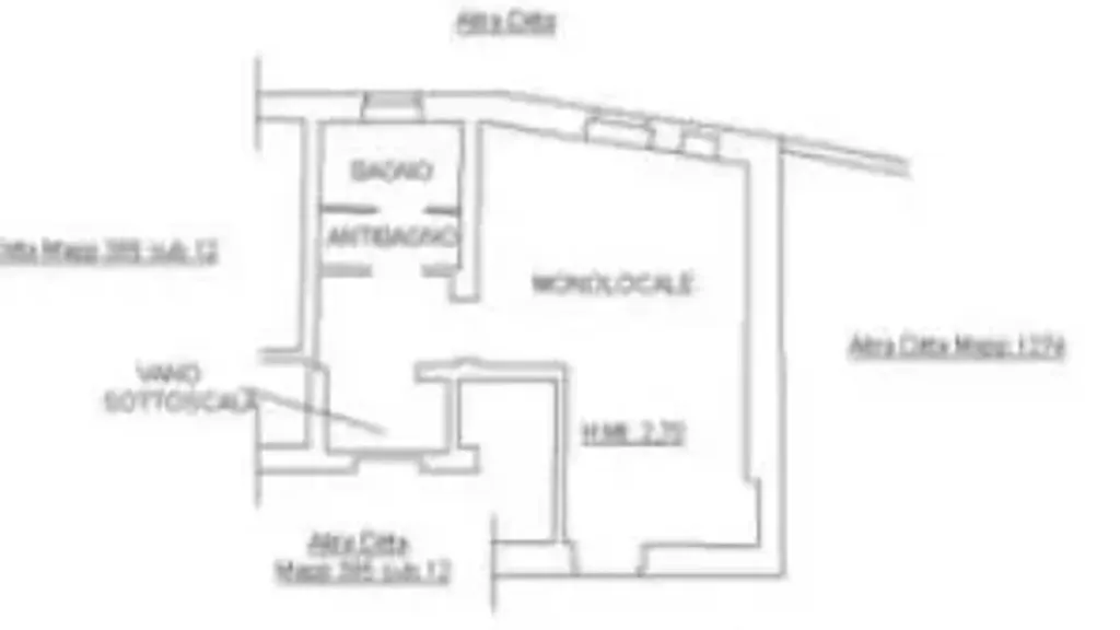 Planimetria - Apartment with Garden View in Savigliano