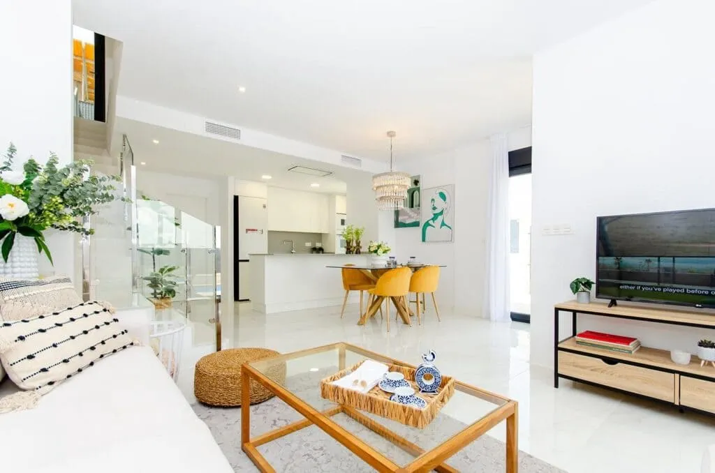 Séjour - Semi-Detached Villa with Private Pool in Vistabella