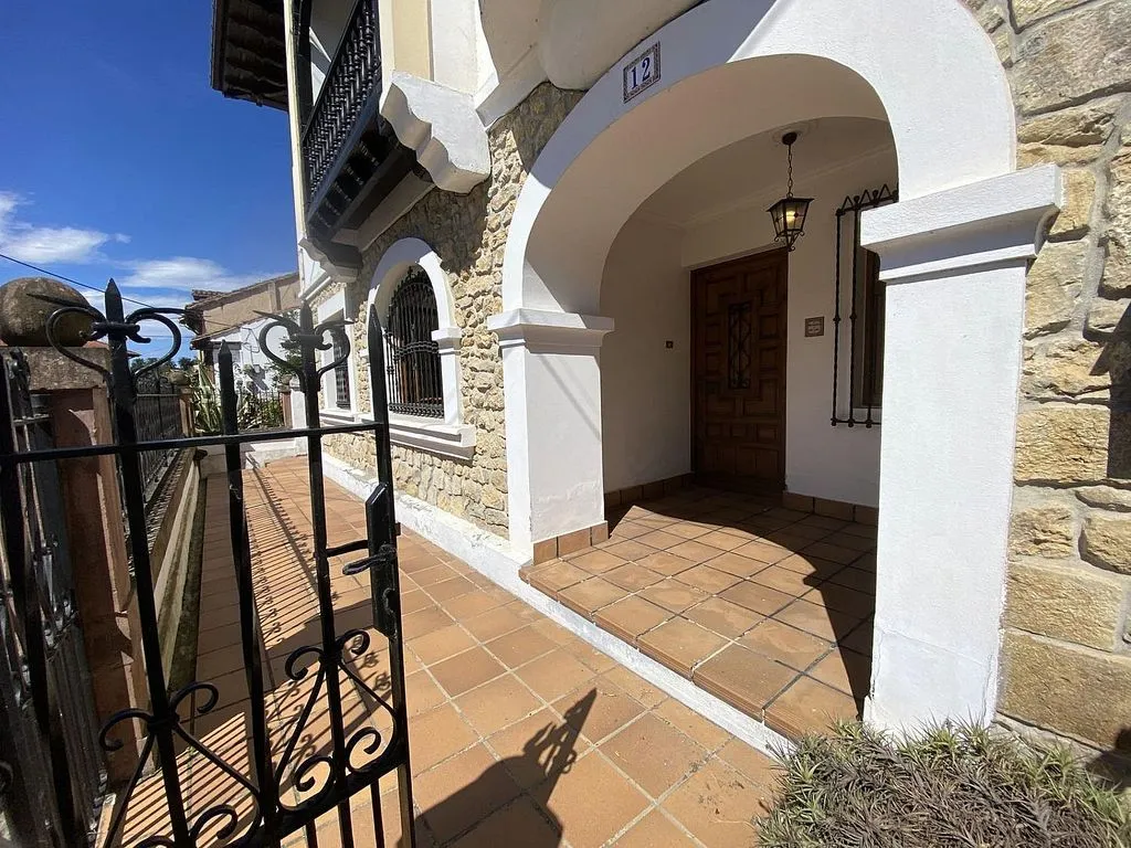 Terrace - Historic Chalet with Mountain Views in Ribadedeva