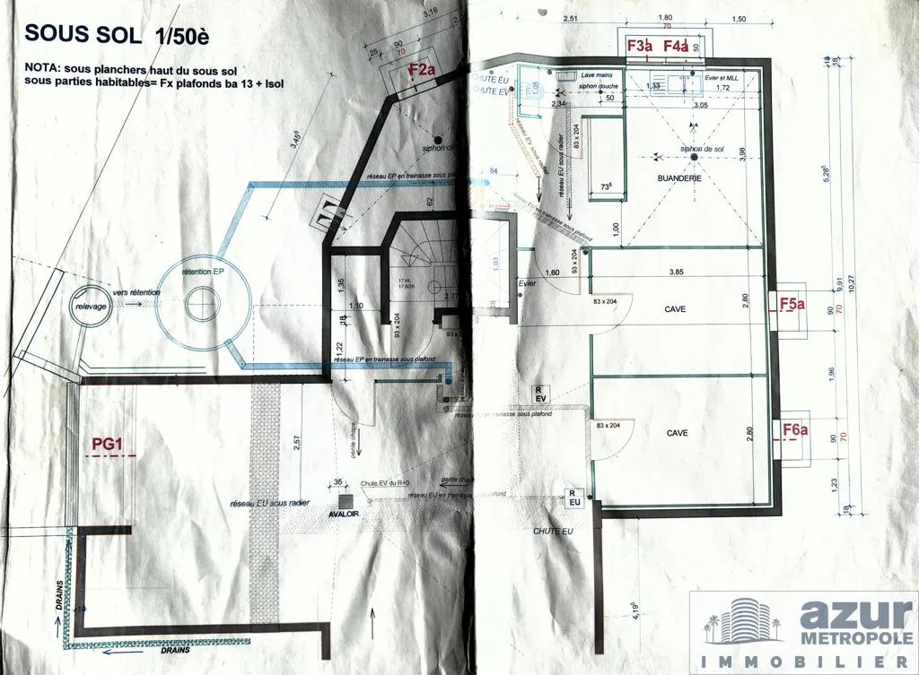 Plan - Villa de Luxe avec Vue Mer à Cimiez, Nice