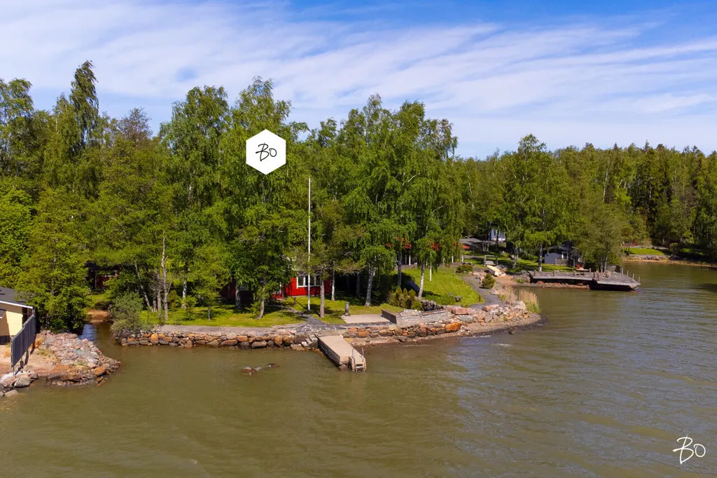 Vue aérienne - Cottage with Sea View on Kolhantie