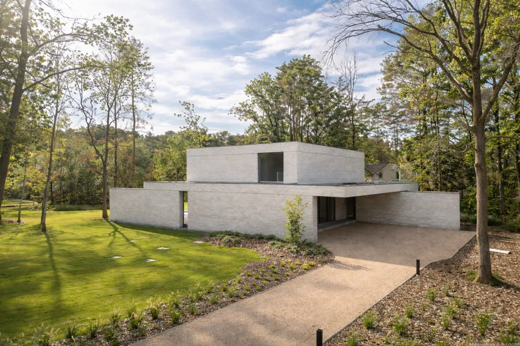 Extérieur - Villa Contemporaine avec Piscine près de Keerbergen