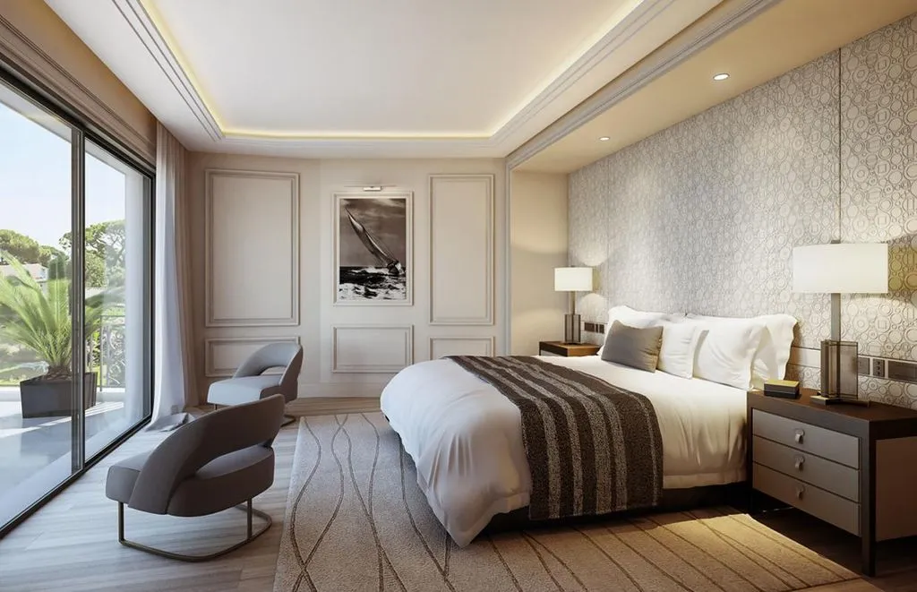 Chambres - Appartement de Luxe avec Piscine au Cap d'Antibes