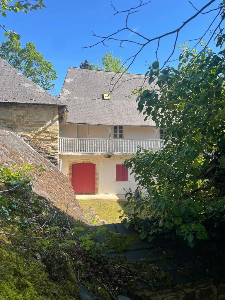 Extérieur - Corps de Ferme Béarnais avec Vue à Lasseube