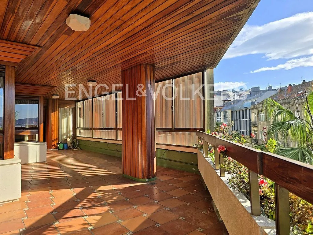 Terrasse - Apartment with River View in Vigo Centre