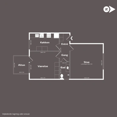 Plaan - Estate Flat with Balcony in Herning