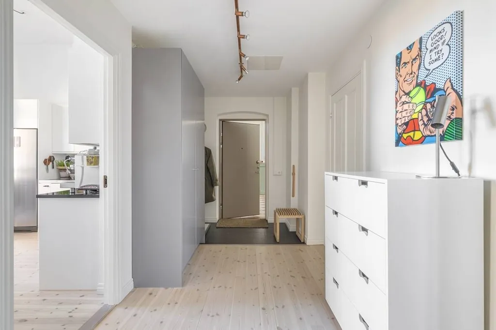 Entrée - Jugendstil Apartment with Vättern View in Jönköping