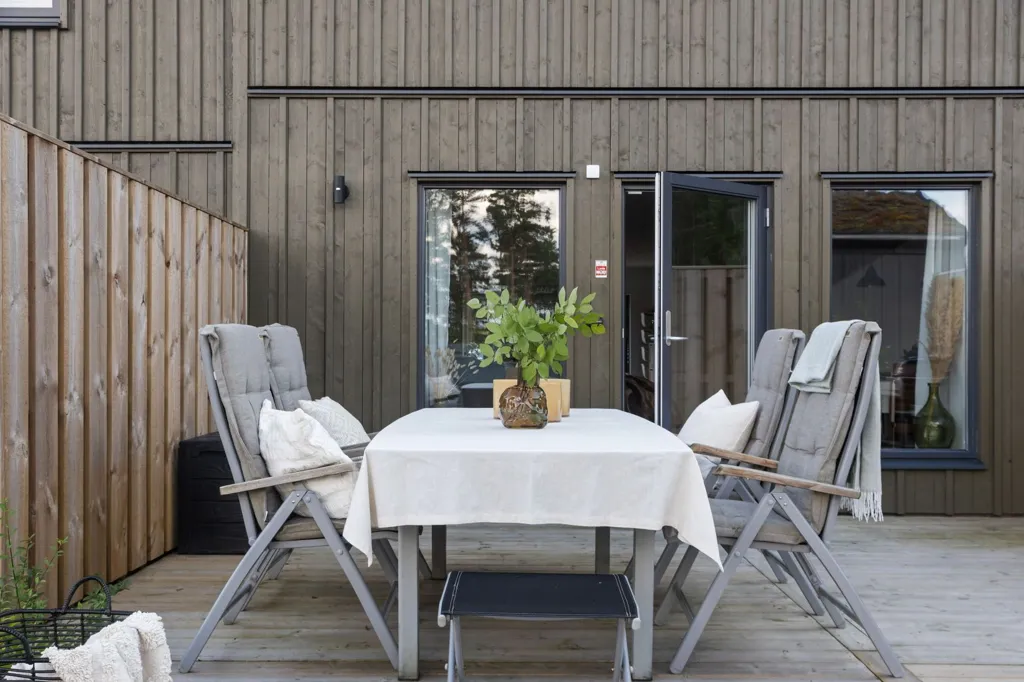 Terrasse - Modern Apartment with Garden in Ytterby