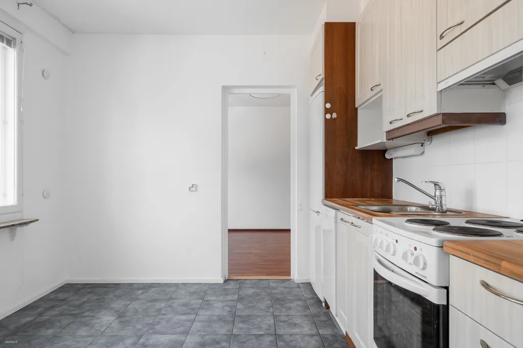 Cucina - Apartment with Linjasaneerattu Balcony in Lapila