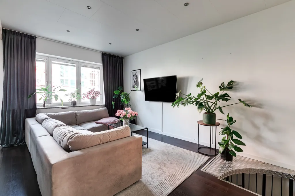 Soggiorno - Modern Penthouse with Sea View in Norrköping