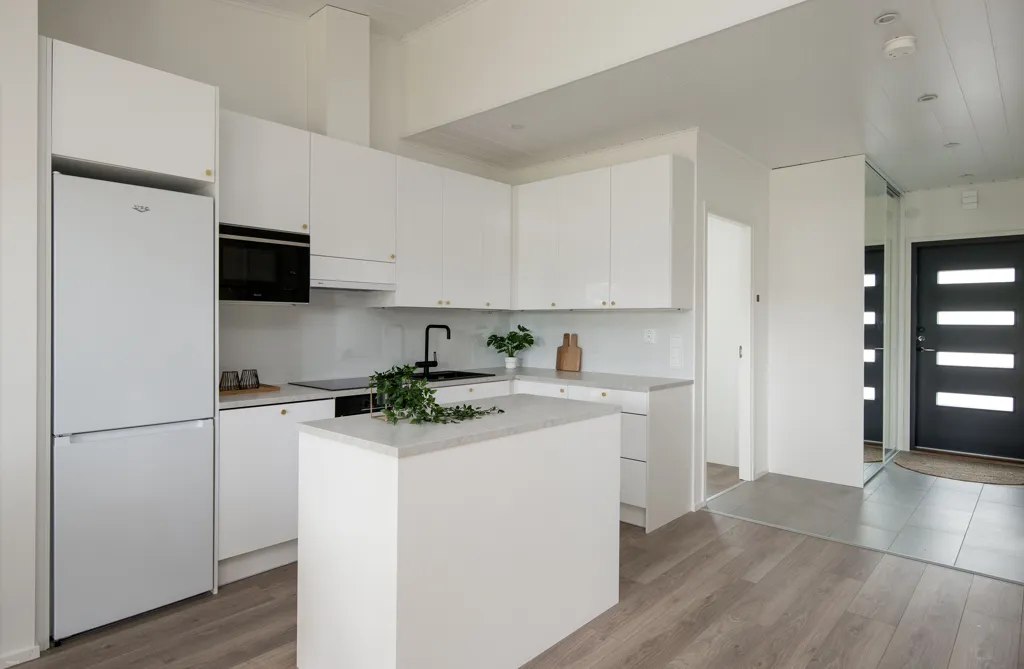 Cucina - Modern Apartment with Garden in Sundom, Vaasa