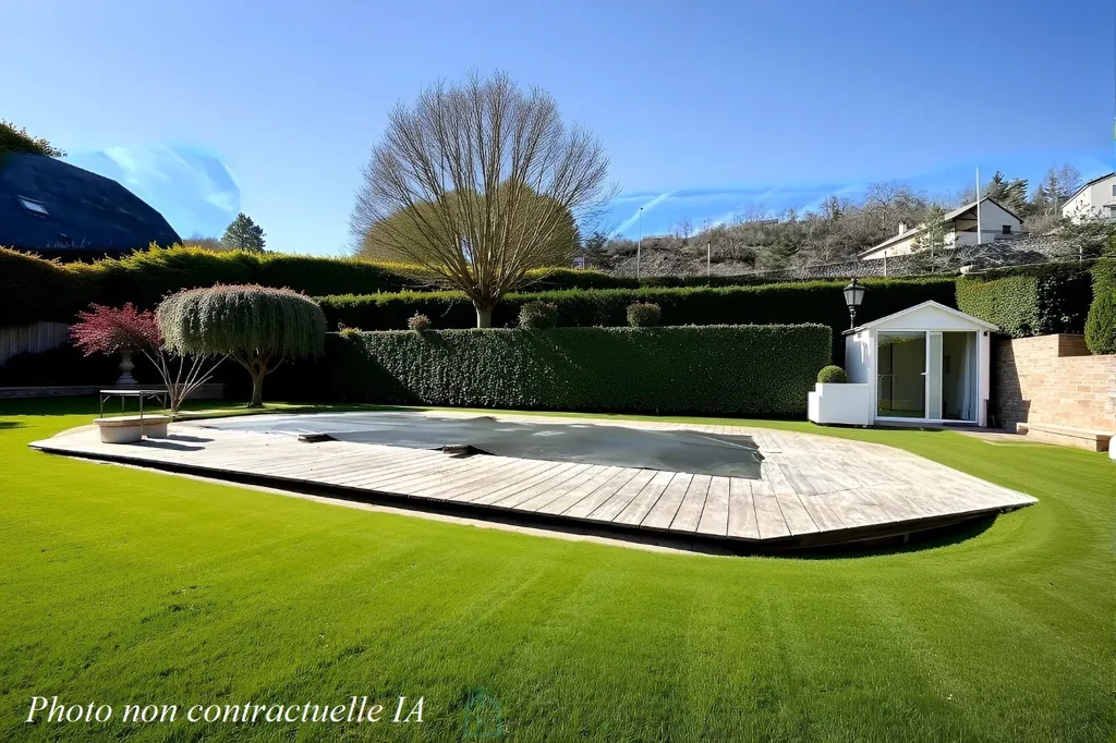 Jardin - Propriété avec Piscine et Jardin au Cœur de la Lozère