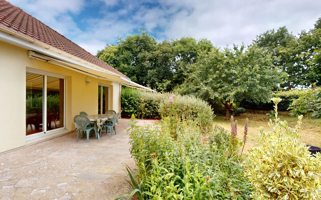 Terrasse - Bungalow plein sud avec jardin à Octeville-sur-Mer