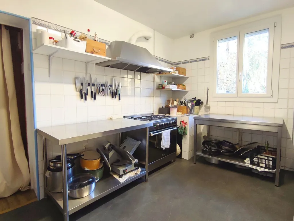 Kitchen - Character House with Pool in Cévennes