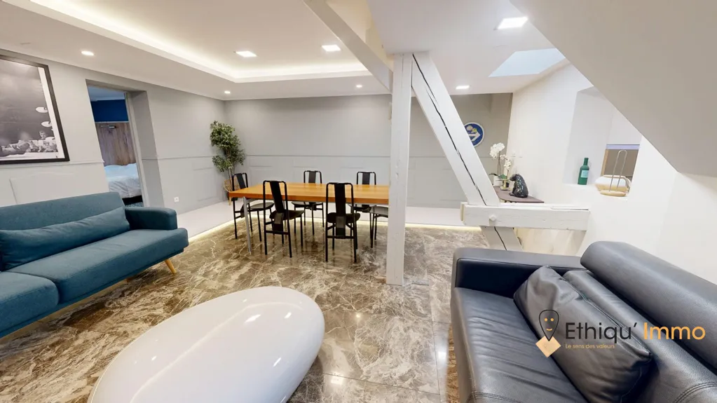 Séjour - Appartement Lumineux avec 2 Chambres à Strasbourg