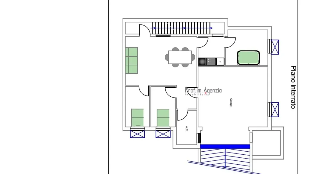 Plan - Villa with Sea View and Pool in Carovigno