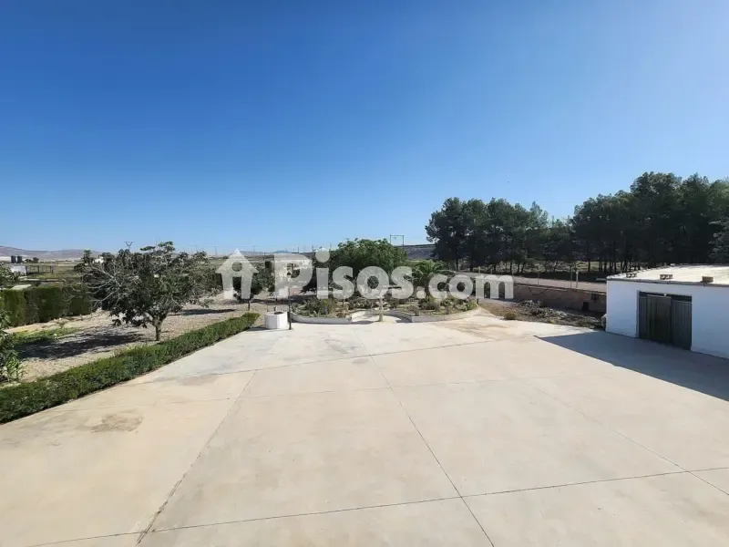 Garden - Rustic Finca with Pool in Villena