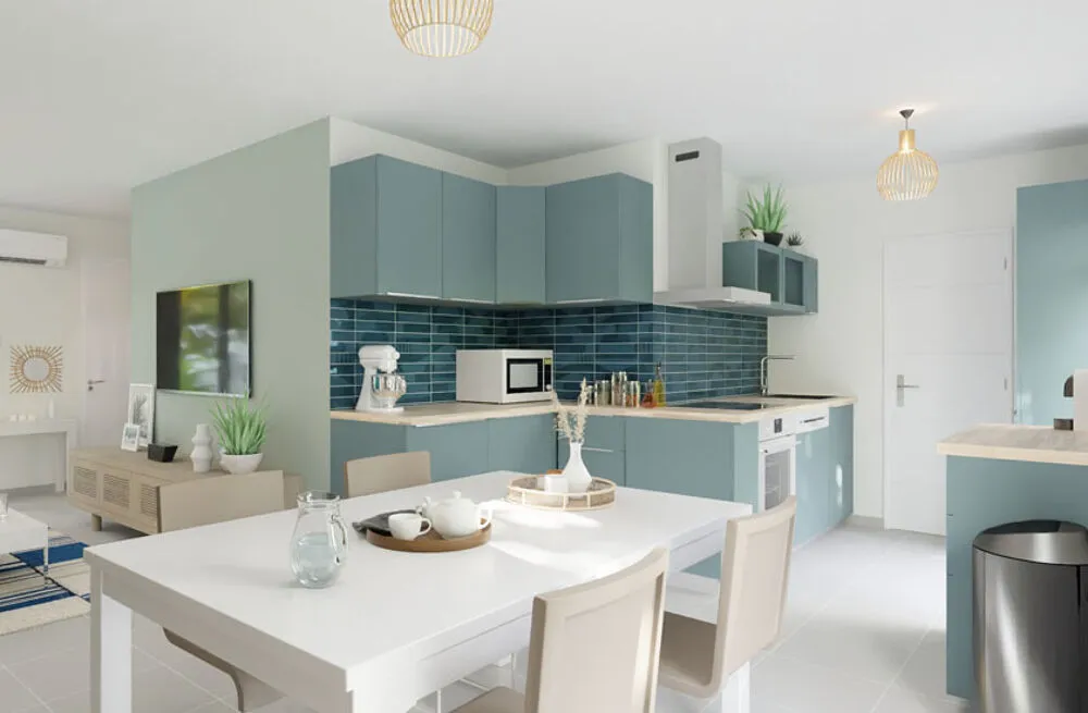 Cuisine - Maison 4 Pièces avec Jardin à Monthyon